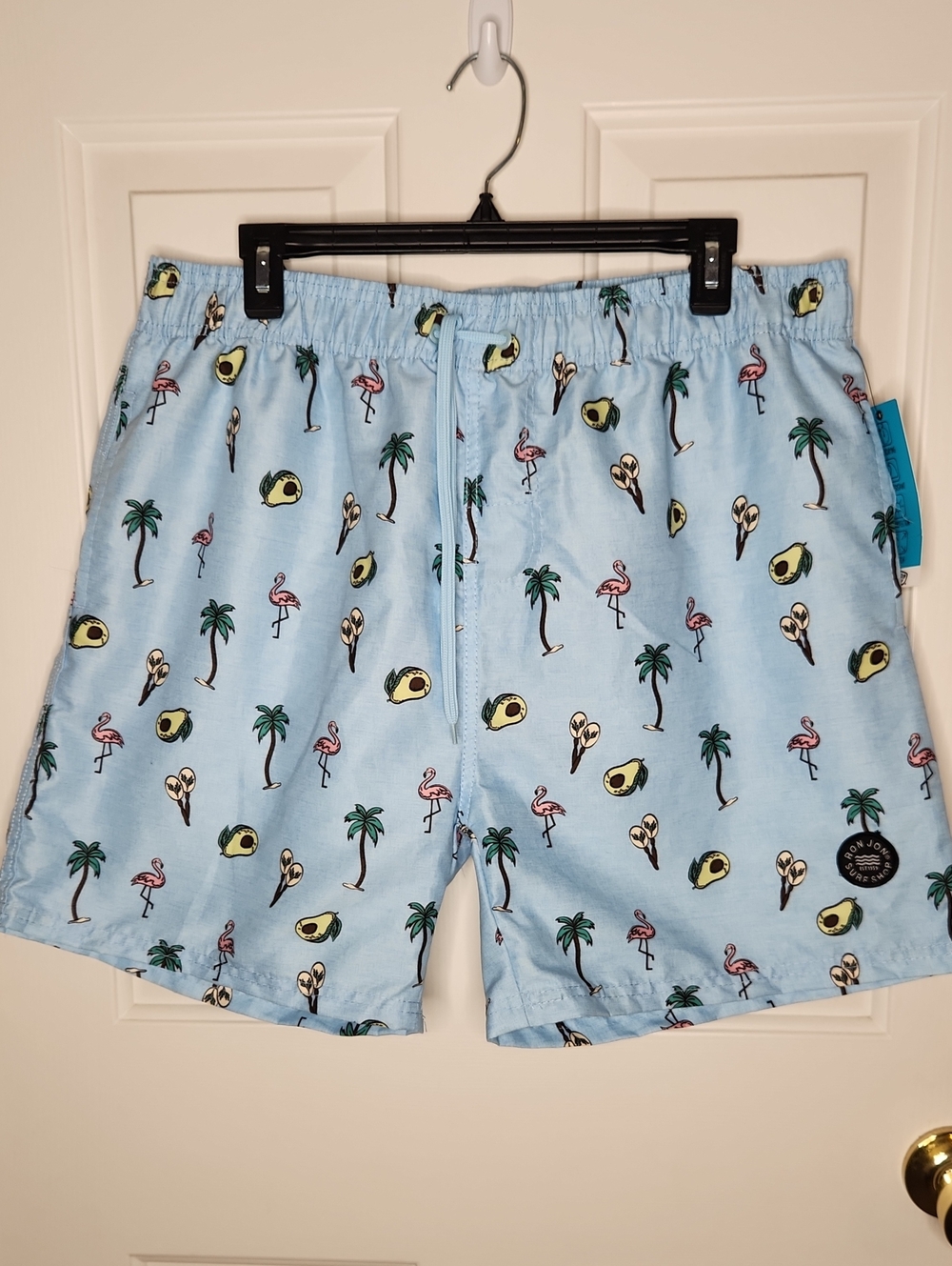 Ron Jon Surf Shop Avocado Dreamin Swim Trunks Size XL NWT